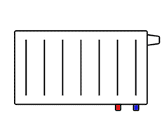 Radiátory so spodným pripojením