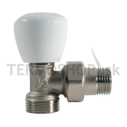 Ručný ventil rohový 1/2" x EK 3/4"