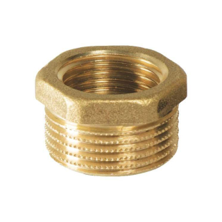 Mosadzná redukcia MF 1/2" x 1"