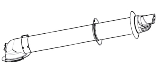 Protherm S1 zostava vodorovná 60/100 k ohrievaču PTP
