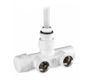 Jednobodové napojenie rohové - biele