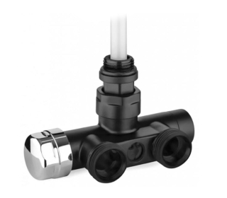 Jednobodové napojenie rohové - čierne